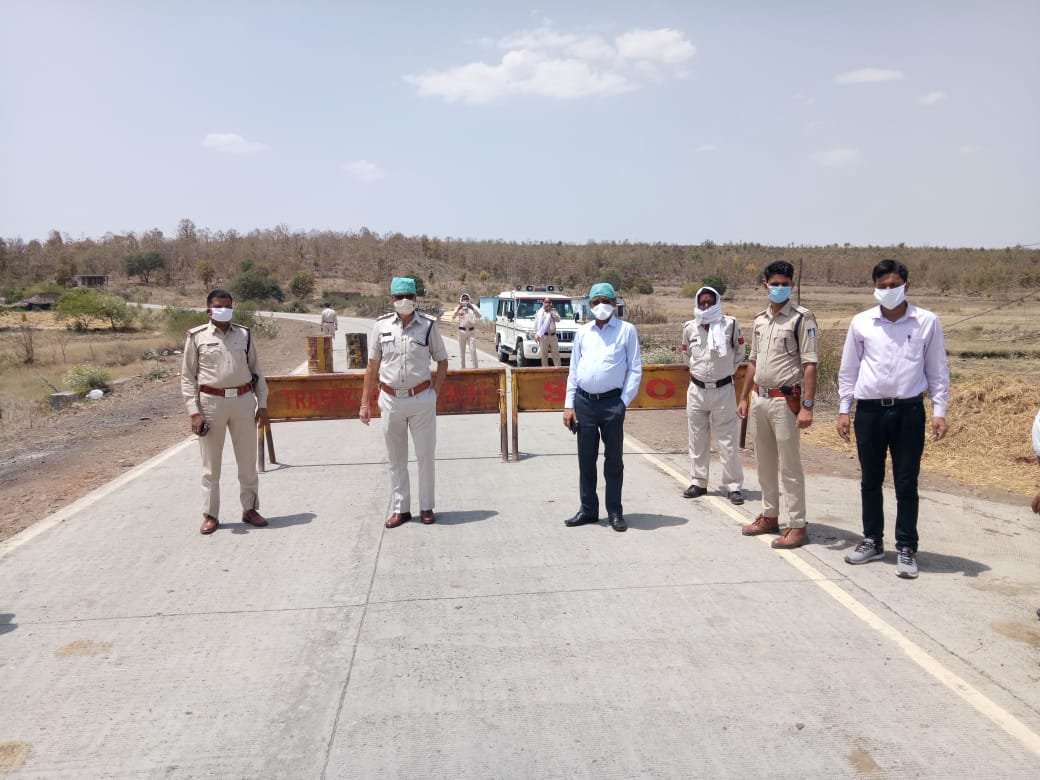 टोटल लॉकडाउन के मद्देनजर सागर जिले की सीमाएं सील | New India Times