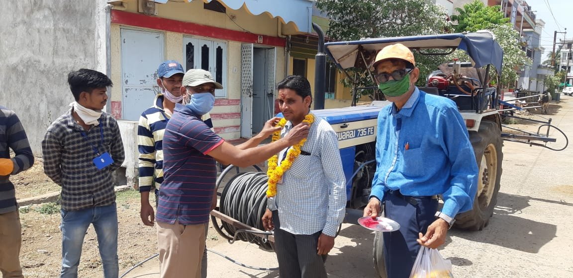 साफ-सफाई से खुश नगर वासियों ने थांदला नगर परिषद के जिम्मेदारों का किया स्वागत | New India Times