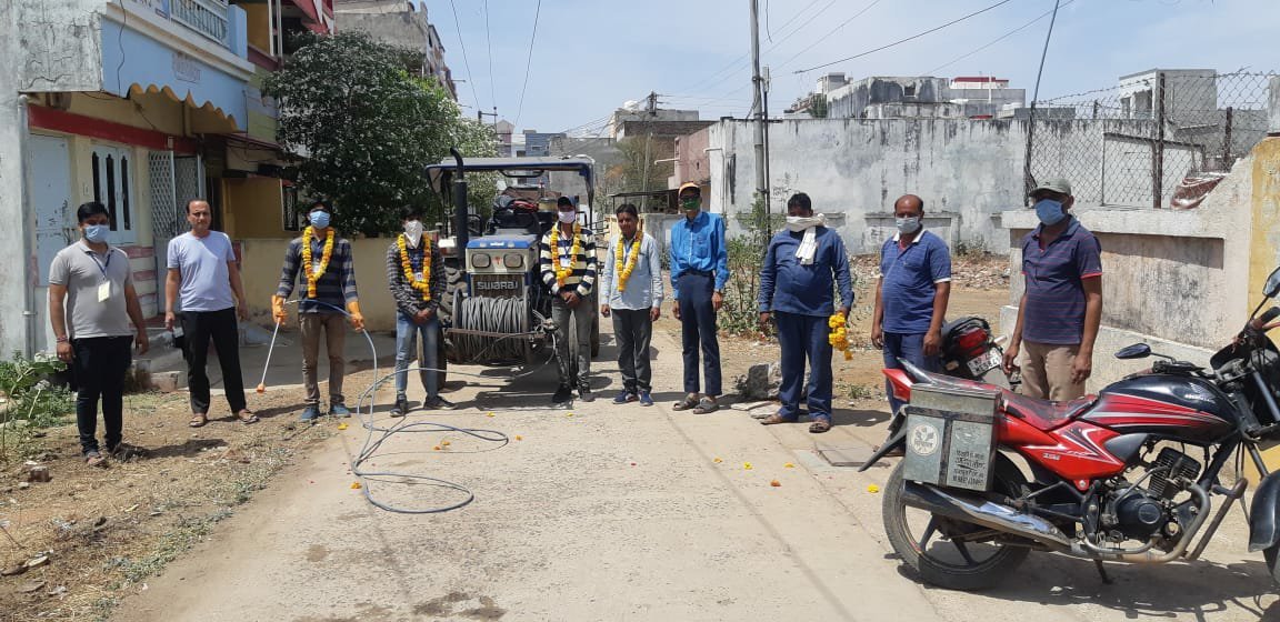 साफ-सफाई से खुश नगर वासियों ने थांदला नगर परिषद के जिम्मेदारों का किया स्वागत | New India Times