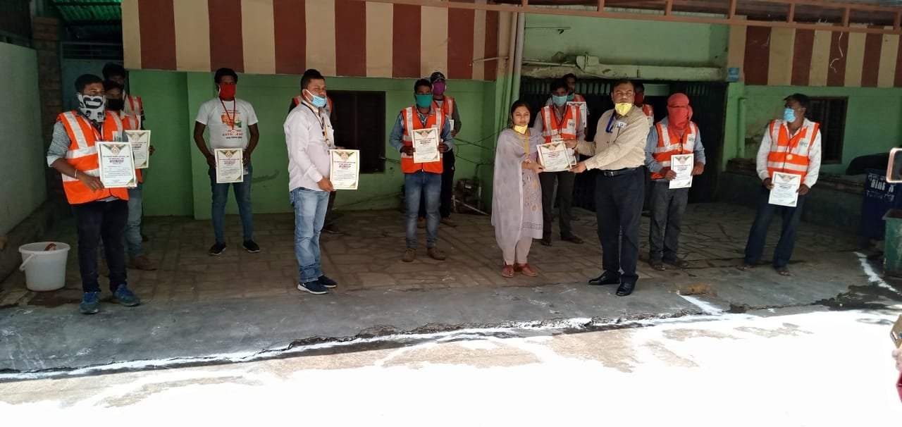 कोरोना सेनानियों के सम्मान का सिलसिला अनवरत रूप से है जारी | New India Times