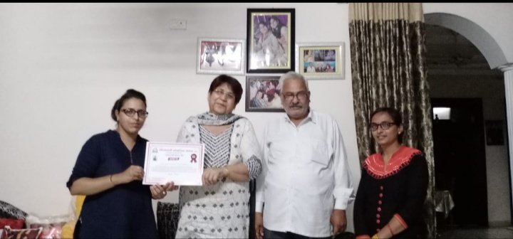 गौरवशाली सामाजिक संस्था ने आभार पत्र देकर पुलिस कर्मियों और समाज़सेवियो का किया सम्मान | New India Times