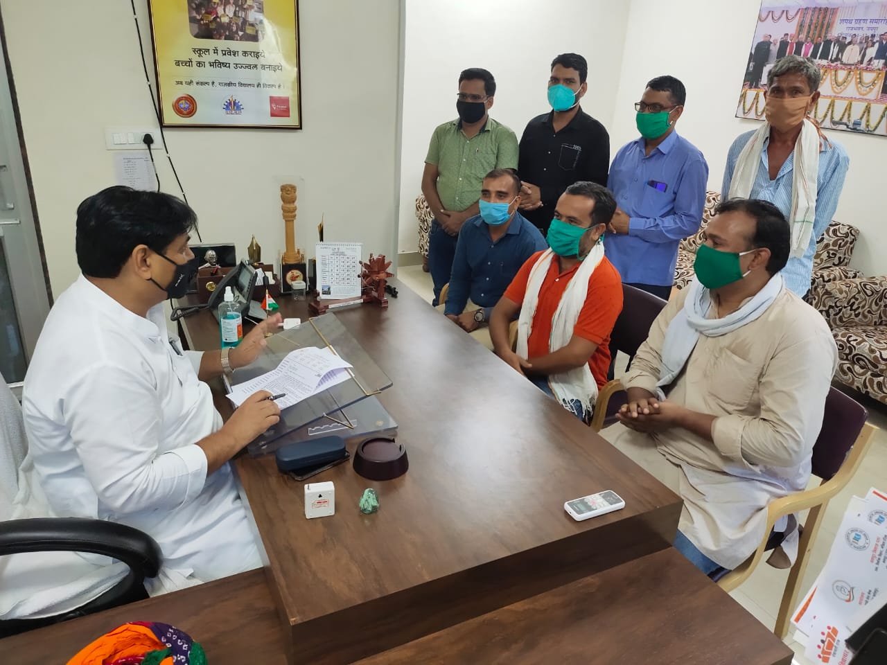 राजस्थान शिक्षक संघ युवा के प्रतिनिधि मंडल ने शिक्षा मंत्री से की मुलाकात | New India Times