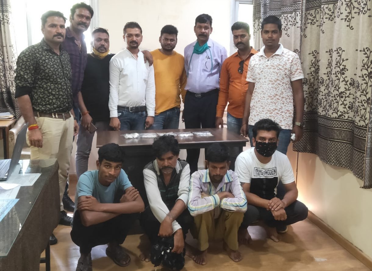 क्राइम ब्रांच पुलिस भोपाल ने पारदी नकबजन गिरोह का किया पर्दाफाश, 6 थानों के 9 चोरी के प्रकरण का माल बरामद, 4 आरोपी गिरफतार | New India Times