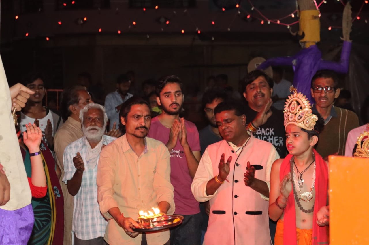 थांदला बच्चों में दिखा उत्साह, किया गया रावण दहन | New India Times