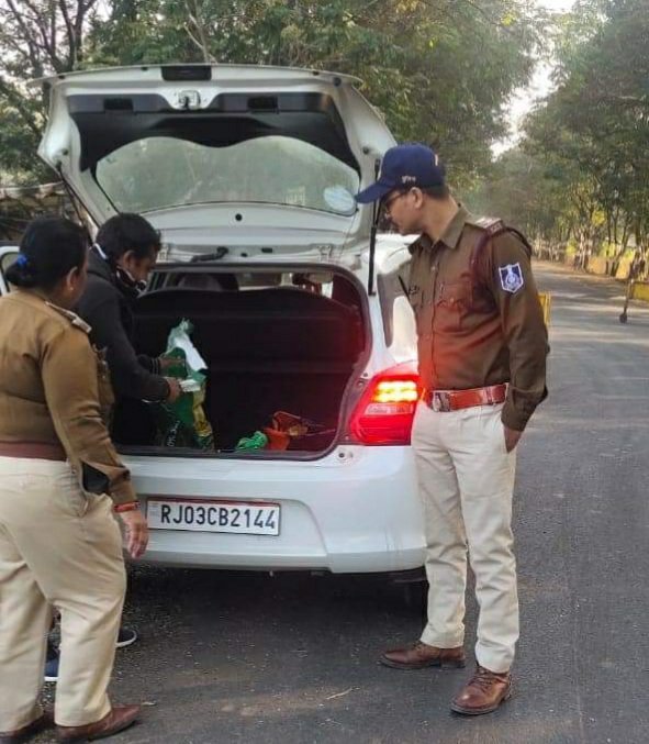 नववर्ष आगमन पर शहर में शांति एवं सुरक्षा व्यवस्था के मद्देनजर सघनता से की जा रही है चेकिंग | New India Times
