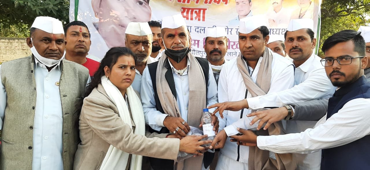 धौलपुर कांग्रेस सेवादल ने किया किसान संघर्ष यात्रा का स्वागत | New India Times
