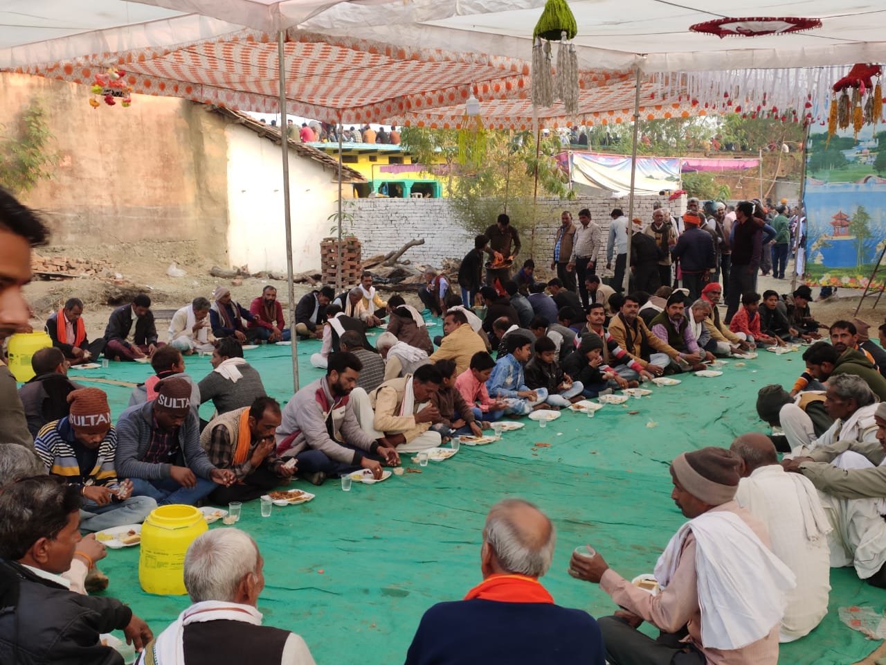 भगवान श्री पंचमुखी शिव शंकर मंदिर में अखंड राम धुन शांति पर हुआ विशाल भंडारा | New India Times