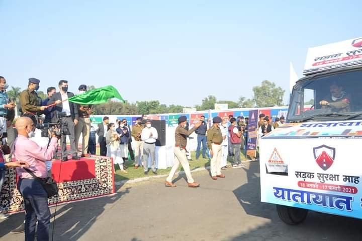 यातायात पुलिस भोपाल द्वारा यातायात जागरूकता रैली का किया गया शुभारंभ | New India Times