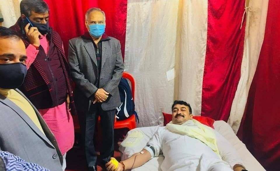 श्री ज्योतिरादित्य सिंधिया जी के जन्मदिवस पर रक्तदान शिविर का किया गया आयोजन | New India Times