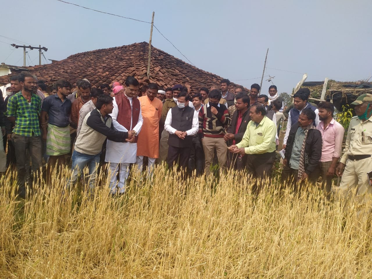 आसमान से बरसी ओला रूपी आफत ने किसानों के अरमानों को किया चकनाचूर, फसलों को हुआ भारी नुकसान | New India Times