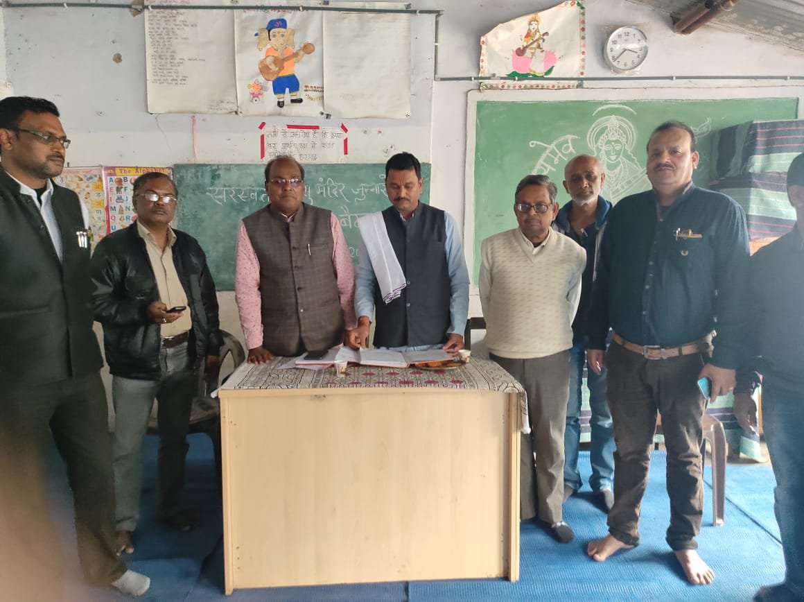 सरस्वती शिशु मंदिर समिति का गठन<br>अधिवक्ता तरुण कुमार जैन होंगे समिति के नए अध्यक्ष, नवीन समिति का संचालन करेंगे मनोनीत सदस्य | New India Times