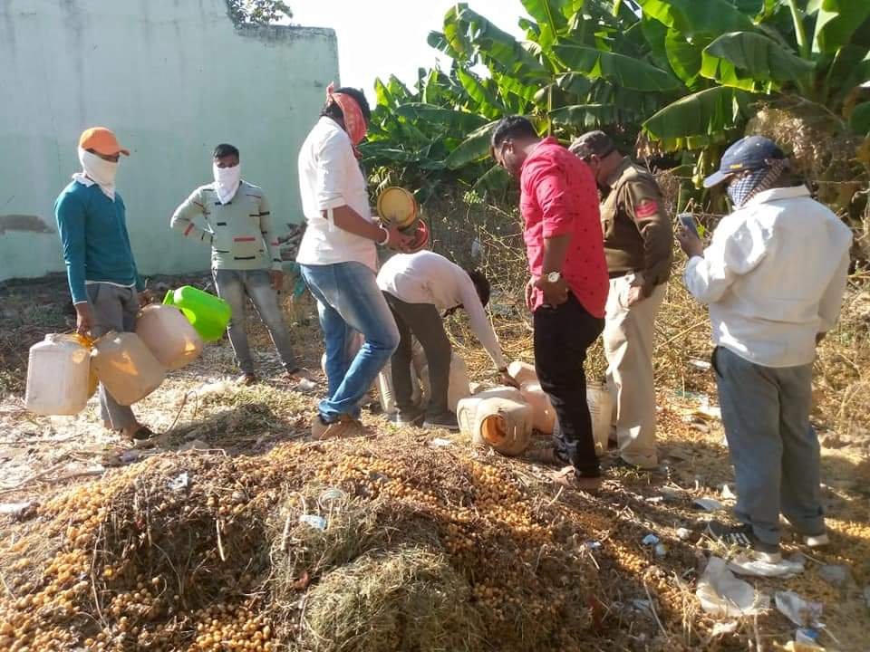 आबकारी विभाग द्वारा बोदरली, जसौंदी और चाकबारा में की गई कार्यवाही | New India Times