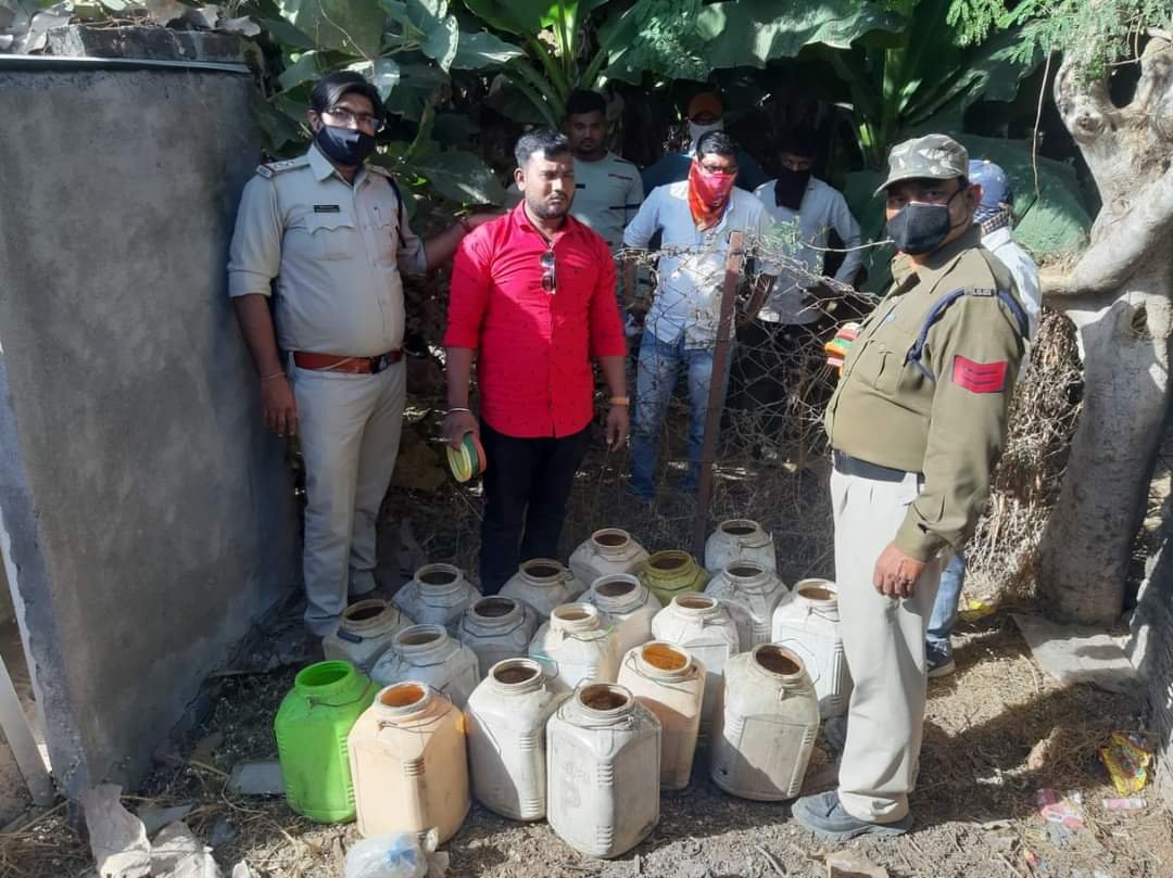 आबकारी विभाग द्वारा बोदरली, जसौंदी और चाकबारा में की गई कार्यवाही | New India Times