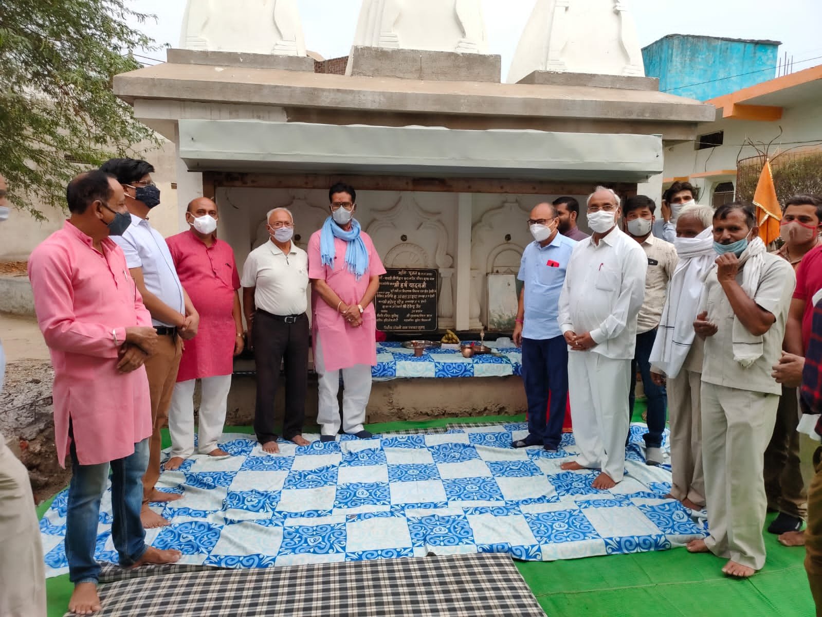 करीब 4 लाख लागत की बावडी जीर्वोदार निर्माण कार्य का क्षेत्रीय विधायक हर्ष यादव ने किया भूमिपूजन | New India Times