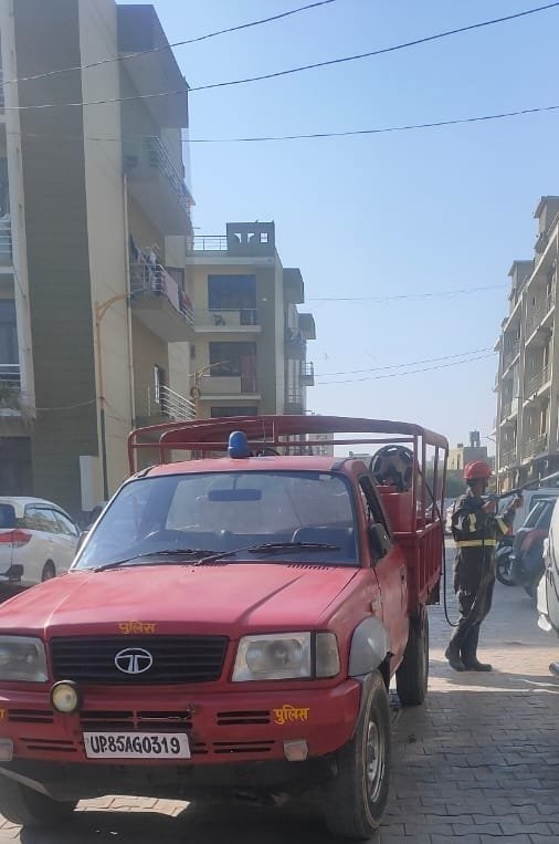 ट्रांसपोर्ट नगर मथुरा क्षेत्र में आने वाली सभी जगहों को किया गया सैनिटाइज | New India Times