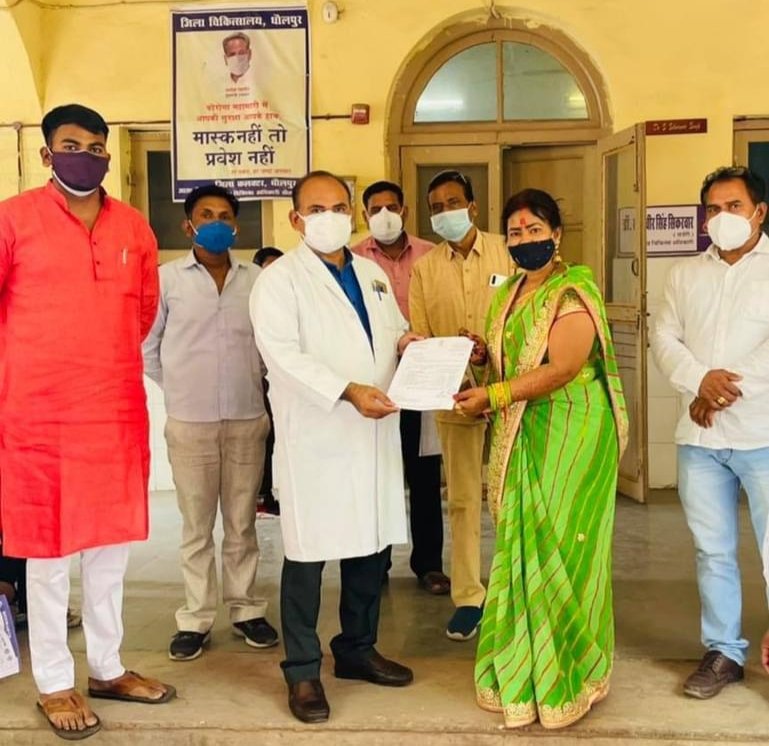 विधायक शोभारानी कुशवाह ने विधायक कोटे से जिला अस्पताल को दिये एक करोड़ रुपये | New India Times