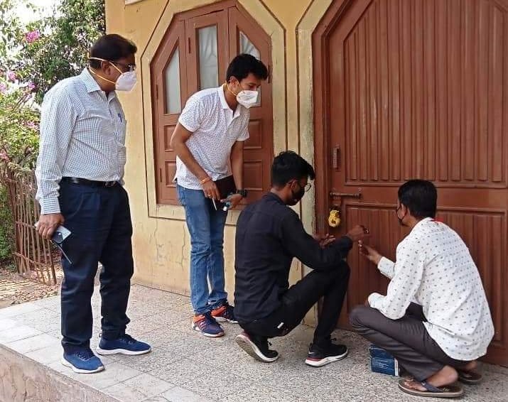 कोविड हेतु निर्धारित नियम व कानूनों का उल्लंघन करने पर लोधीपुरा स्थित संजय क्लीनिक को किया गया सील | New India Times