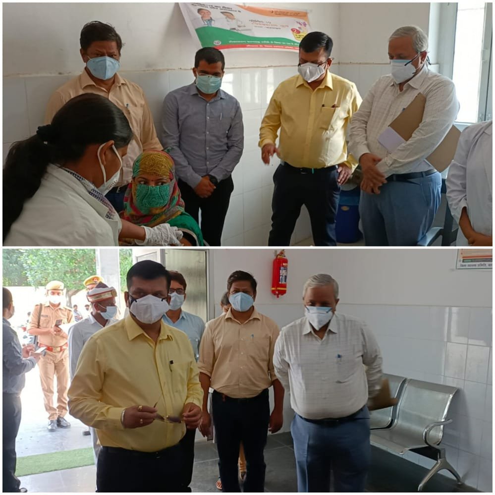 जिलाधिकारी डाॅ. दिनेश चन्द्र ने ट्रामा सेंटर का किया निरीक्षण,  वैक्सीनेशन कार्य का लिया जायजा, दिए आवश्यक दिशा-निर्देश | New India Times