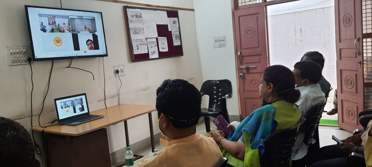 भाजपा के राष्ट्रीय महासचिव कैलाश विजयवर्गीय ने ई चिंतन सत्र को किया संबोधित, मोदी सरकार की उपलब्धियों को बताया | New India Times