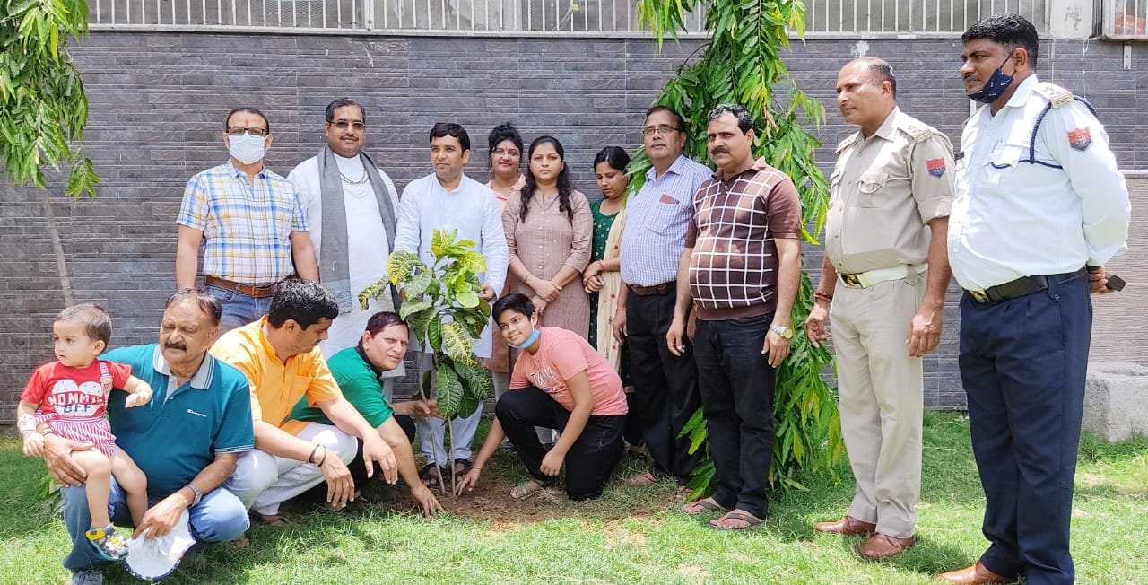चंदा ग्रीन वेल्फेयर सोसाइटी के नए पदाधिकारियों ने किया वृक्षारोपण      | New India Times