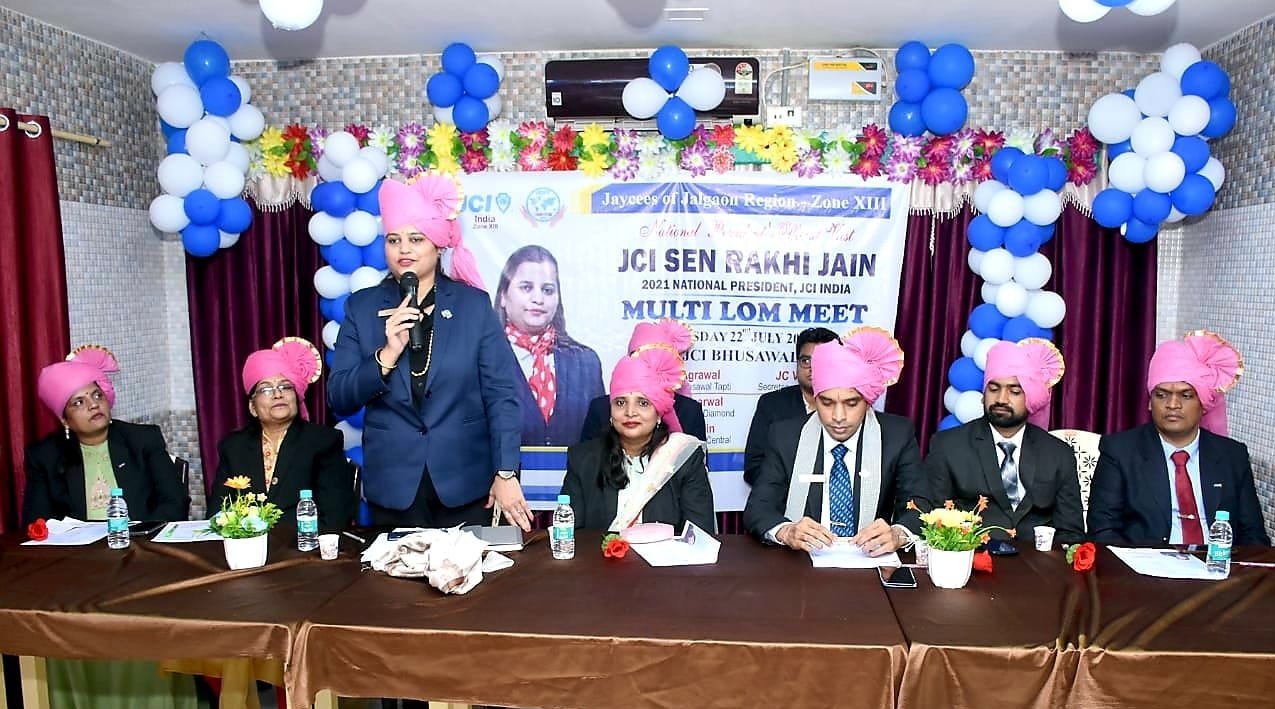 जेसीआय ताप्ती क्लब की राष्ट्रीय अध्यक्ष का दौरा | New India Times