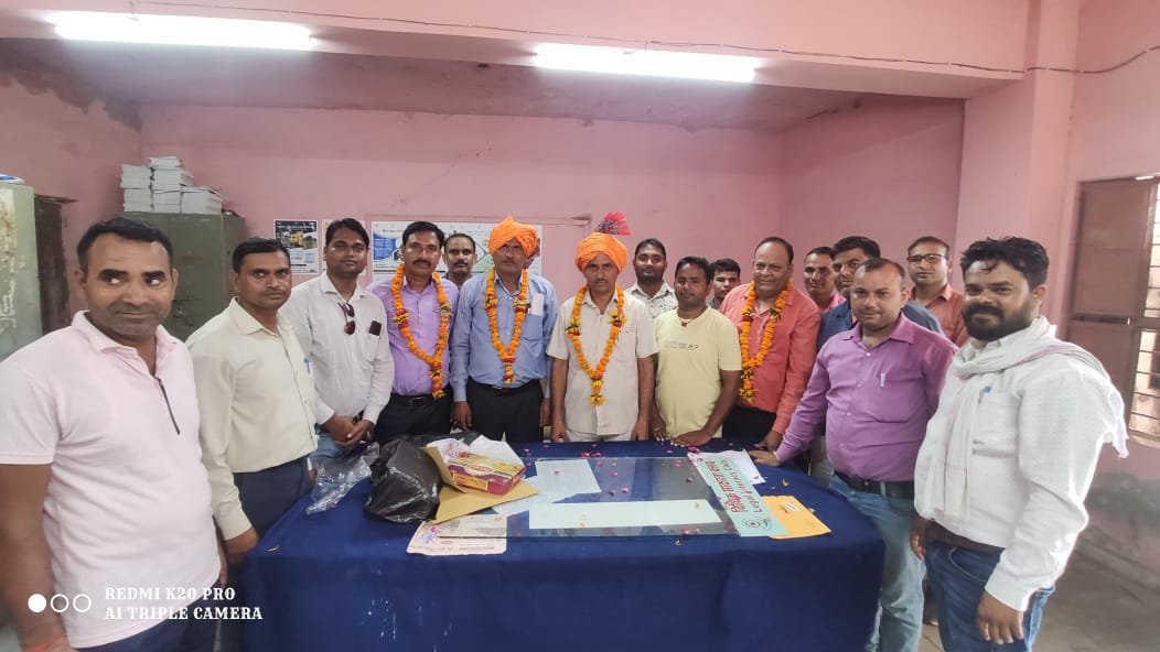 दाऊदयाल शर्मा बने मुख्य ब्लॉक शिक्षा अधिकारी, बाड़ी राजस्थान शिक्षक संघ युवा ने किया जोरदार स्वागत | New India Times