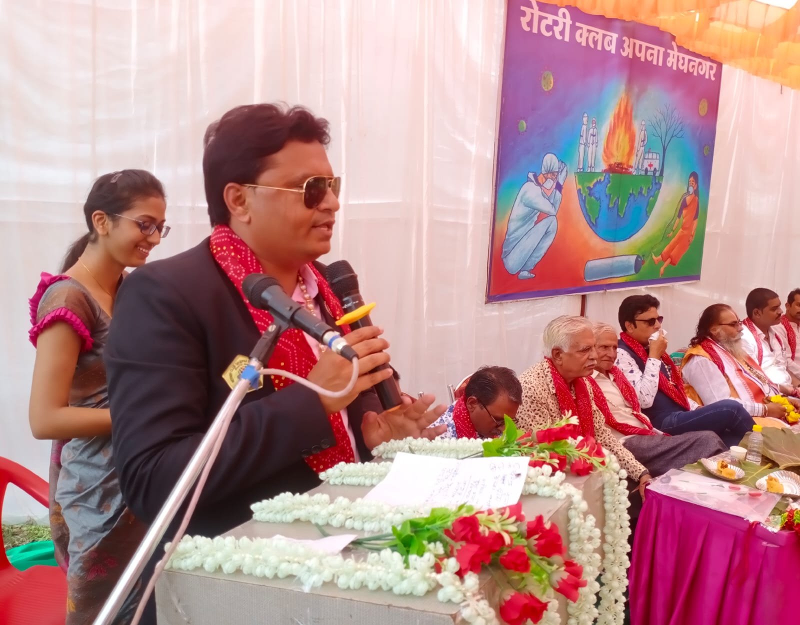 मेघनगर रोटरी क्लब अपना का मातृ भूमि पौधारोपण का अंतिम चरण कार्यक्रम हुआ संपन्न | New India Times