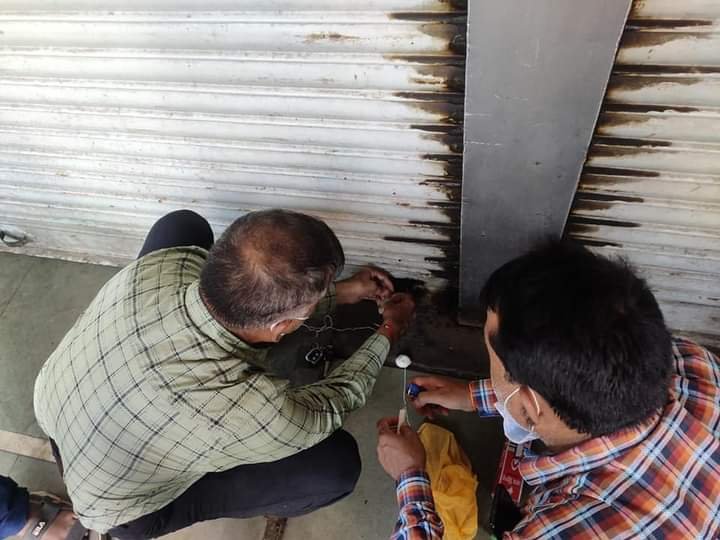 भोपाल के अशोका गार्डन में न्यू फेमस जूस एवं रेस्टोरेंट्स को किया गया सील | New India Times