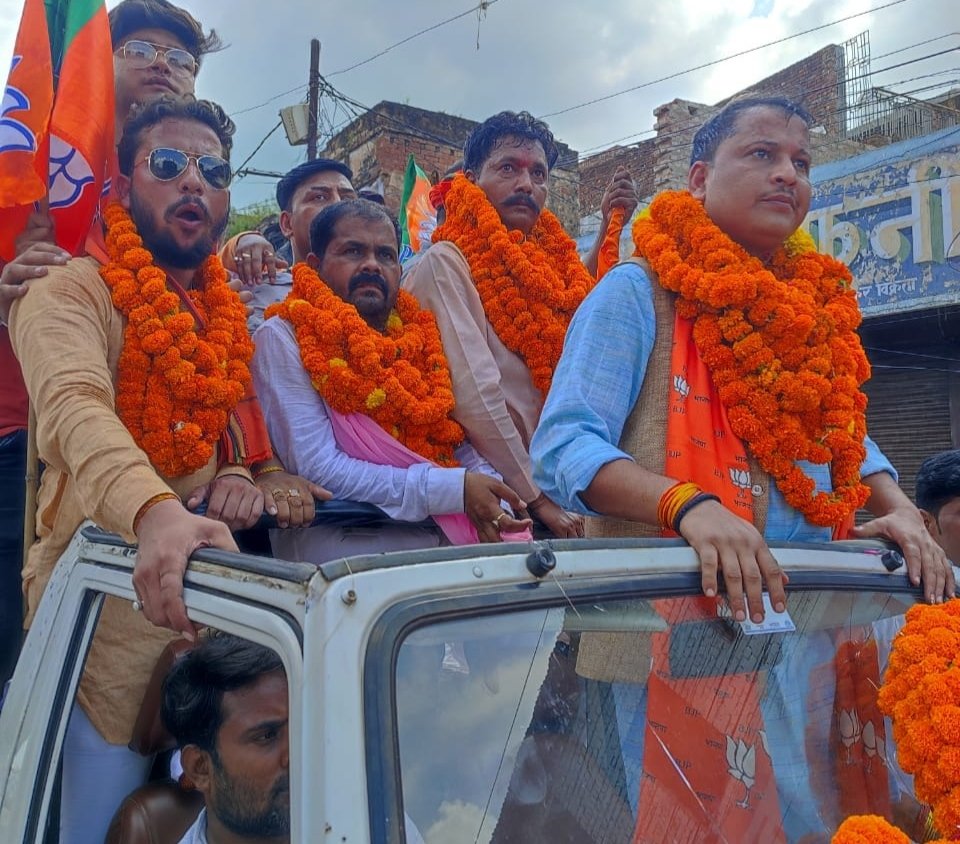 जिलाध्यक्ष बनने पर अग्निवेश गुप्ता का हुआ भव्य स्वागत | New India Times