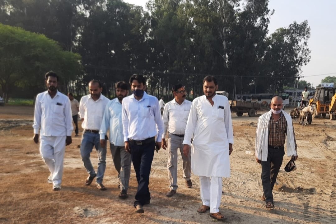 चेयरमैन प्रतिनिधि ने मूर्ति विसर्जन स्थल का किया निरीक्षण | New India Times