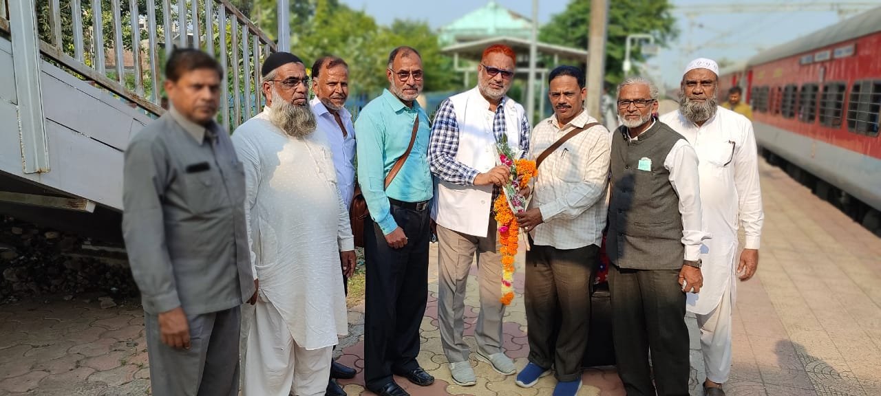 केंद्रीय हज कमेटी मुंबई के पूर्व सीईओ के बुरहानपुर आगमन पर हुआ स्वागत | New India Times