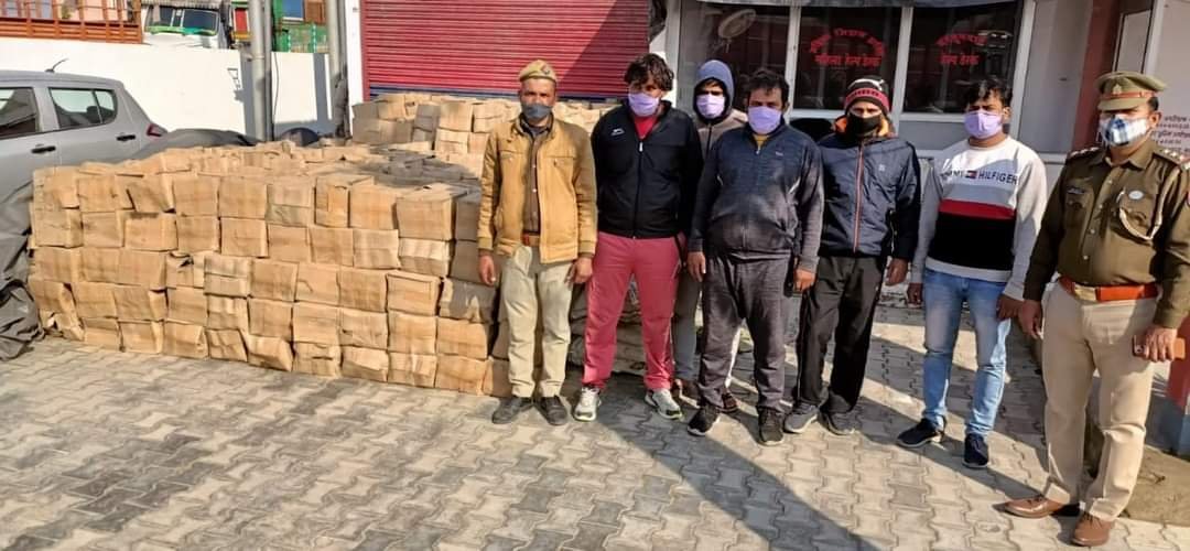बागपत में 60 लाख रूपये की अवैध शराब बरामद, 5 शराब तस्कर गिरफ्तार | New India Times