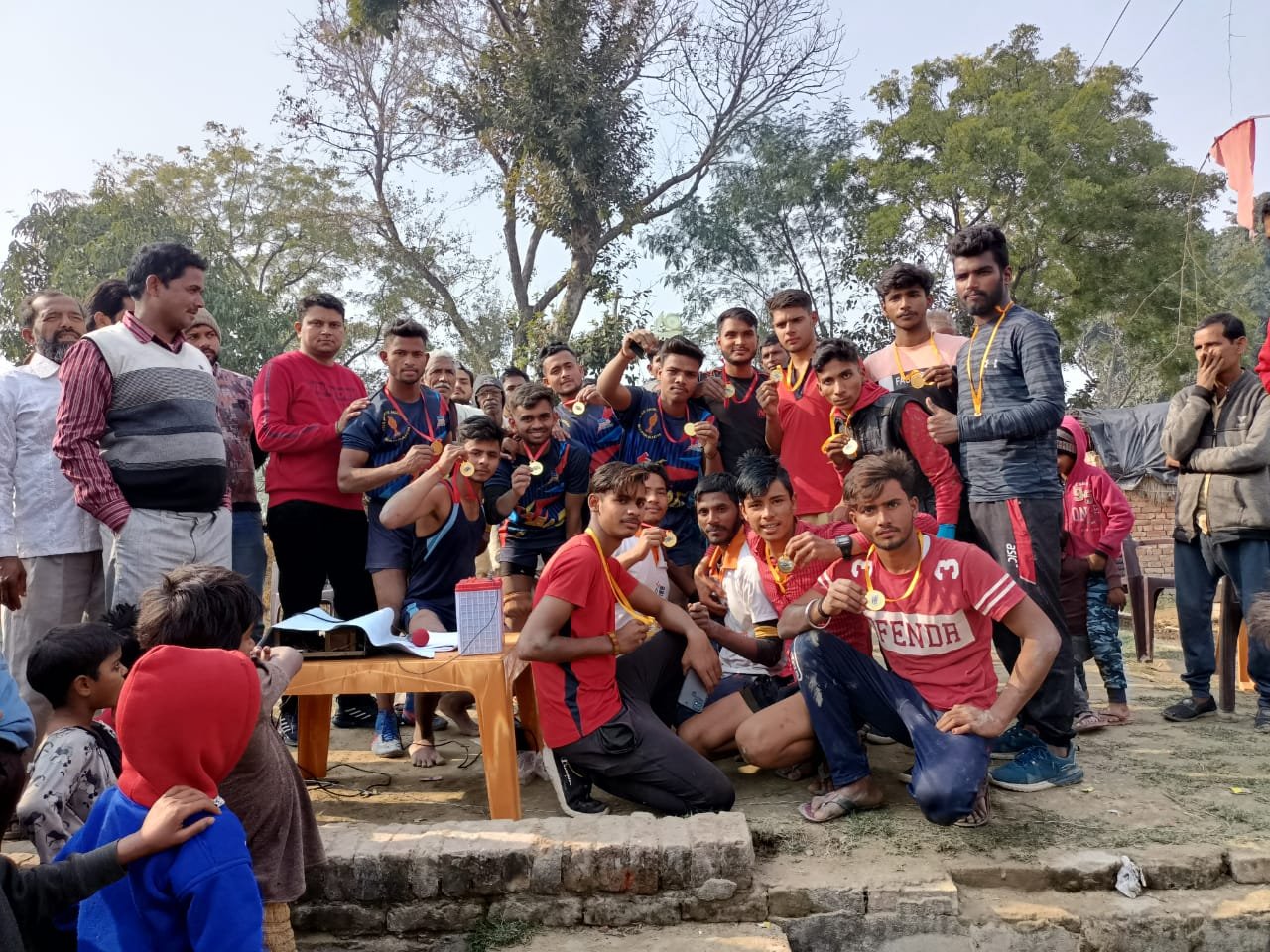 नए साल में आयोजित हुई कबड्डी प्रतियोगिता को देखने उमड़े ग्रामीण, रोचक हुआ मुकाबला | New India Times