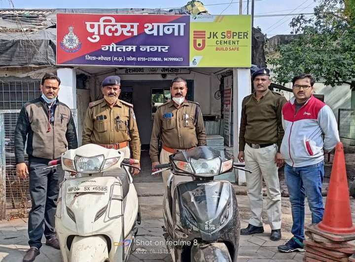 थाना गौतमनगर पुलिस की अथक प्रयासों से दो वाहन चोर गिरफ्तार | New India Times