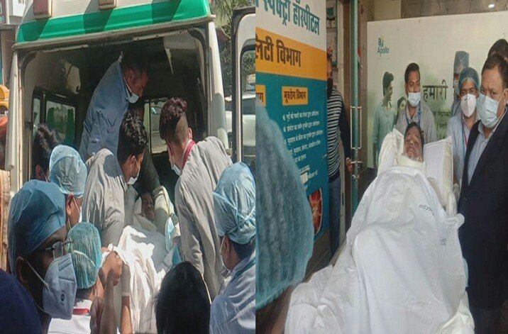 पुतला दहन में झुलसे एसआई दीपक गौतम को बेहतर इलाज के लिए भेजा गया दिल्ली | New India Times