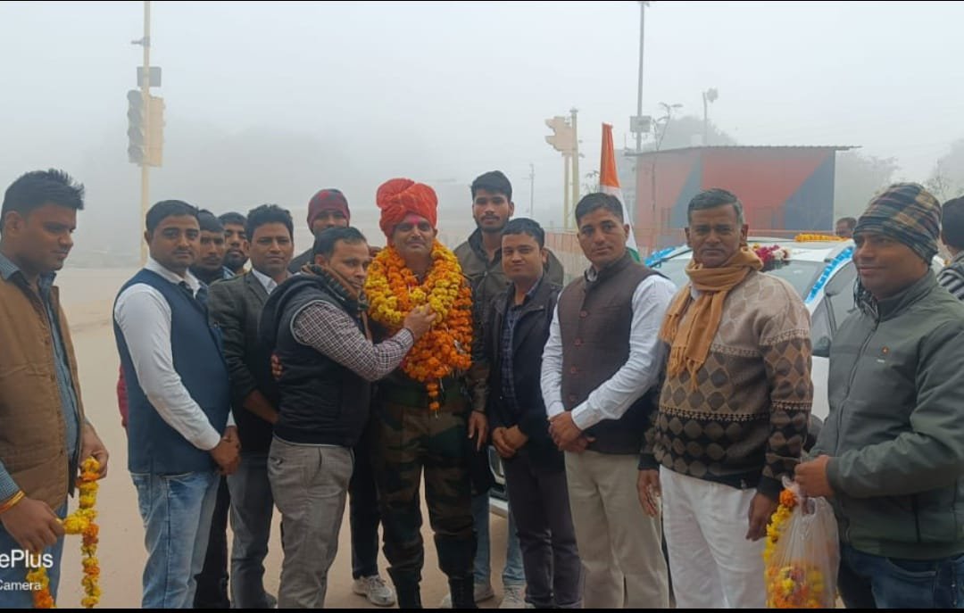 गुर्जर कर्मचारी अधिकारी कल्याण परिषद के कार्यकर्ताओं द्वारा जिलाध्यक्ष मनोज पोसवाल के नेतृत्व में अमृत सिंह पोसवाल का किया गया स्वागत | New India Times