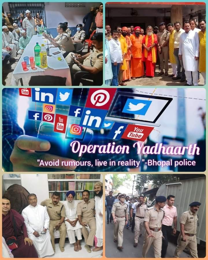 भोपाल पुलिस ने शुभारंभ किया ऑपरेशन यथार्थ | New India Times