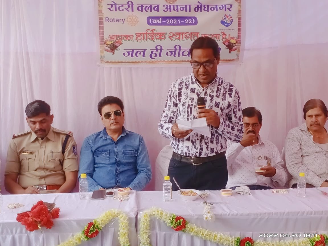 मेघनगर के सरकारी दवाखाने में जायसवाल परिवार ने किया जल मंदिर का शुभारंभ, अब होंगे सूखे कंठ तर | New India Times