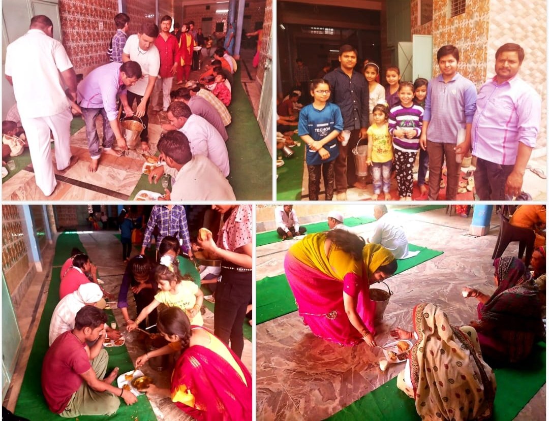 महावीर स्वामी की जयंती पर बागपत शहर में लगा विशाल भंडारा, भीषण गर्मी के बाबजूद छोटे-छोटे बच्चों में दिखा गजब का उत्साह, भंडारे में आये श्रद्धालुओं की खूब की सेवा | New India Times