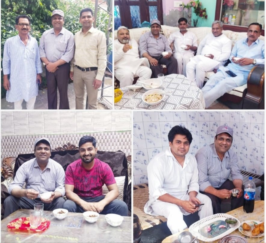 बागपत में हिन्दू-मुस्लिमों ने मिलकर मनाया ईद उल फितर का त्यौहार, विश्व में शांति, कोरोना की समाप्ति, मुल्क की उन्नति और अमन-चैन के लिए मांगी गयी दुआएं | New India Times