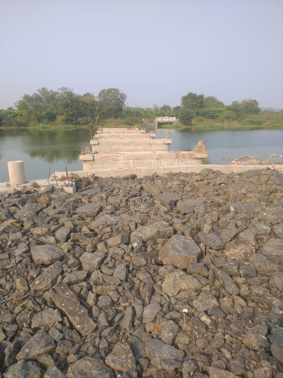 NIT की खबर का असर: सालभर से ठप वाघुर ब्रिज का काम हुआ शुरू, उत्तरी छोर का ज़ीरो मिलाने की कवायद हुई तेज़ | New India Times