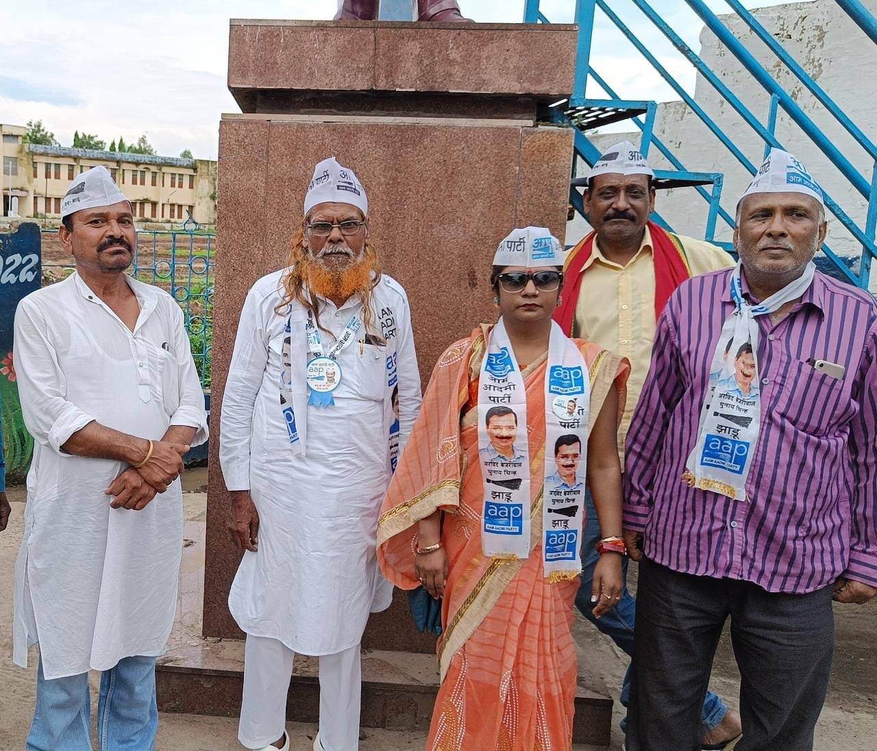 आगामी नगर पालिका चुनाव में रहेगी आप पार्टी की दावेदारी, आम आदमी पार्टी द्वारा किया गया जनसंपर्क | New India Times