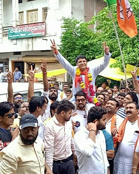 मेघनगर नगर परिषद में भारतीय जनता पार्टी का कब्जा बरकरार, कमलेश मचार बने अध्यक्ष व मेघा भुपेश भानपुरिया बनीं निर्विरोध उपाध्यक्ष | New India Times