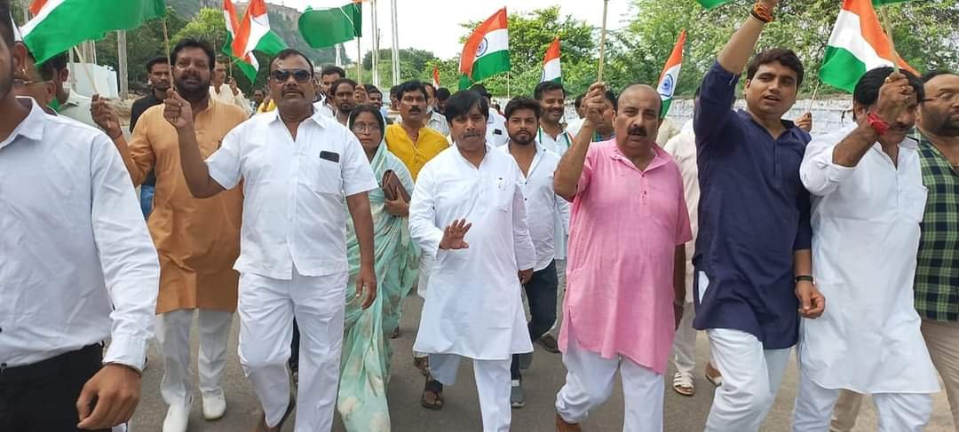 ग्वालियर नगर में निकाला गया तिरंगा सम्मान यात्रा | New India Times