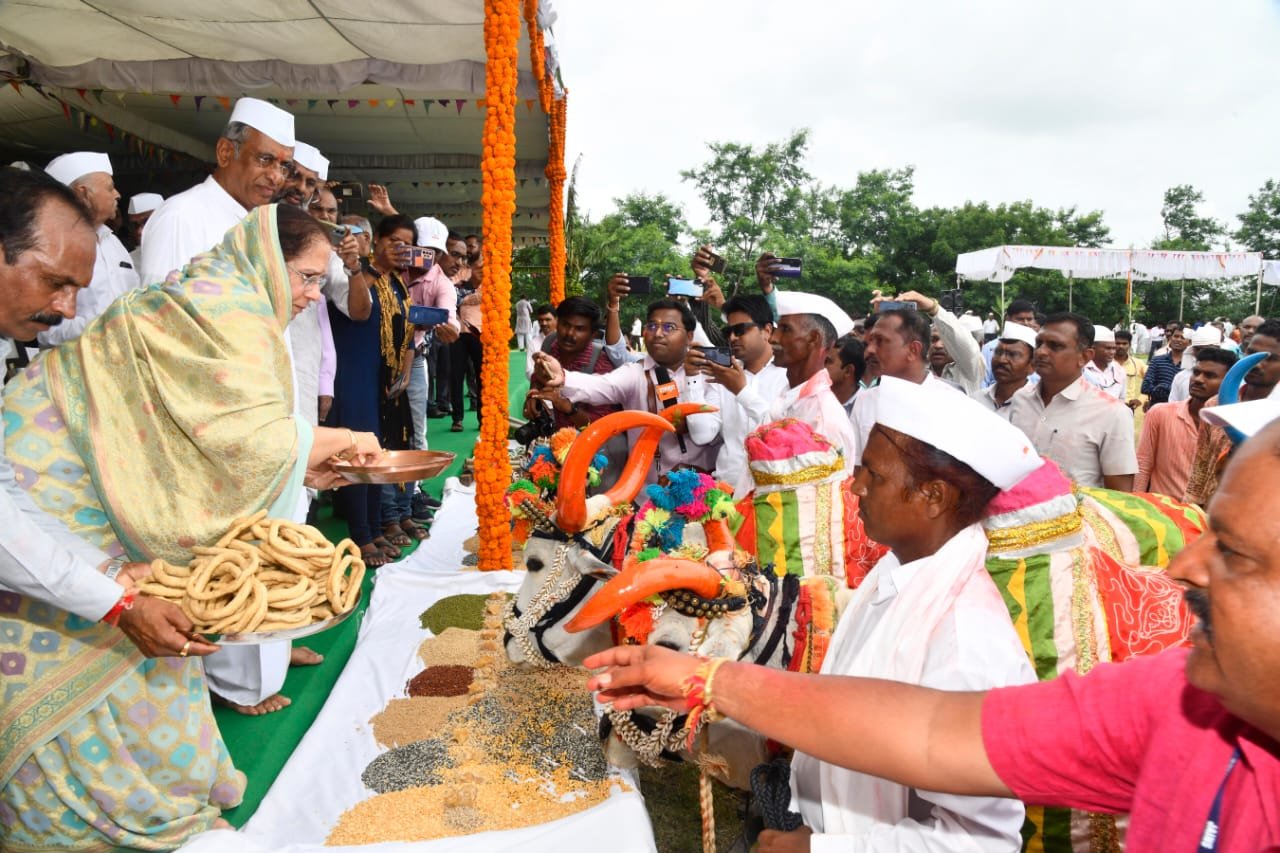 हर्षोल्लास के साथ मनाया गया जैन हिल्स पर सर्जा-राजाचा पोला उत्सव | New India Times