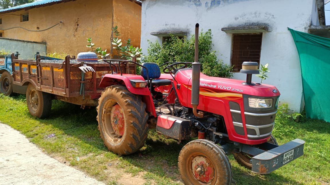 खनिज विभाग ने कार्यवाही करते हुए अवैध गिट्टी से भरे ट्रैक्टर को किया जब्त | New India Times