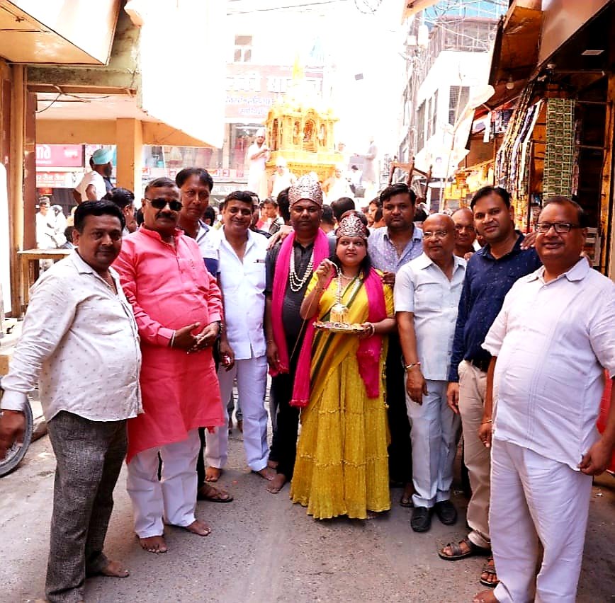 बागप में निकाली गई भगवान पार्श्वनाथ की रथ व मां पद्मावती की पालकी यात्रा | New India Times