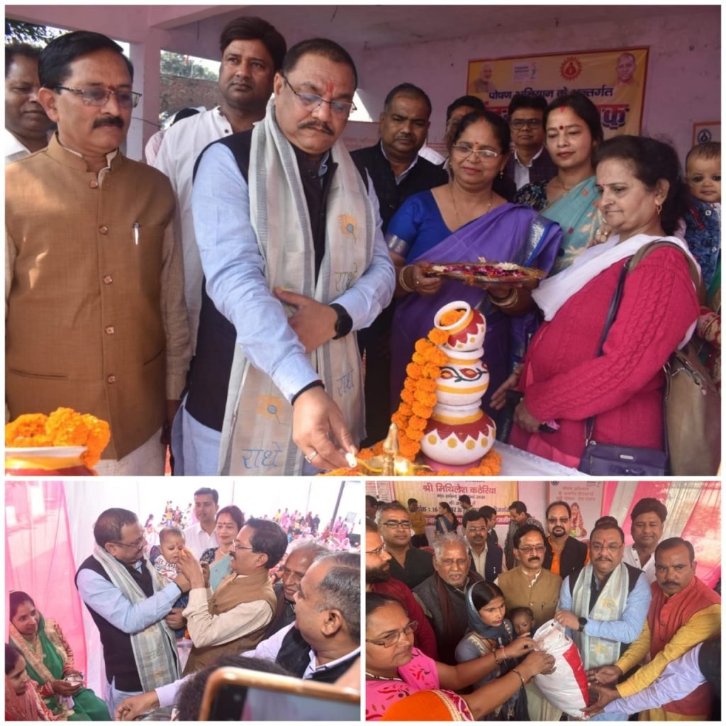 राज्यसभा सांसद मिथलेश कठेरिया ने तंदरुस्त बालक कार्यक्रम का किया उद्धघाटन | New India Times