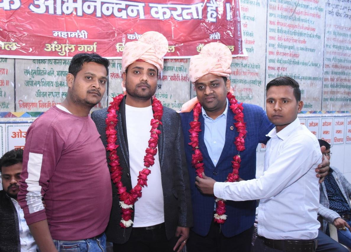 धौलपुर जिला अग्रवाल युवा महासंघ के पदाधिकारियों का हुआ स्वागत | New India Times