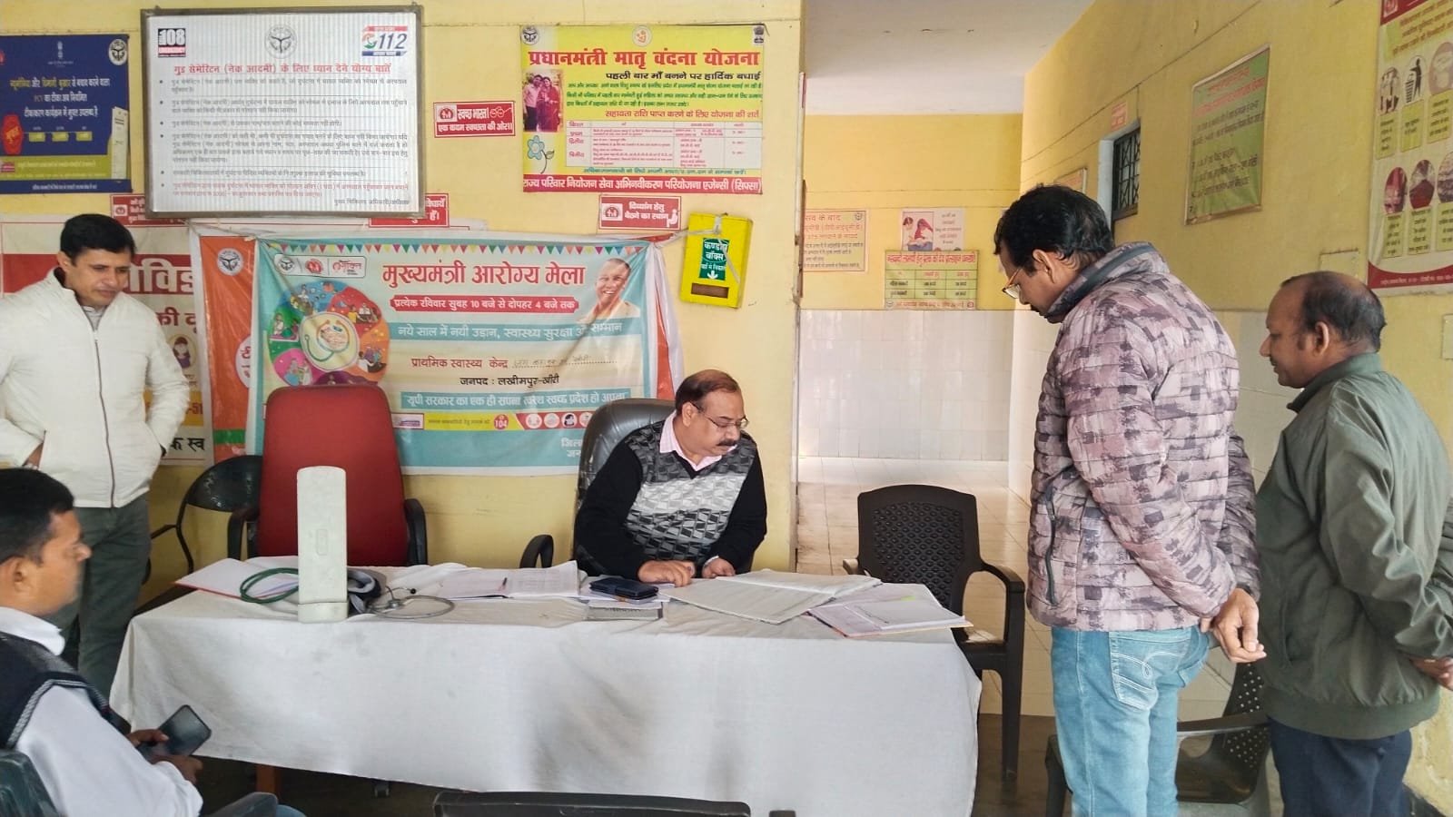 मुख्यमंत्री जन आरोग्य मेले की जमीनी हकीकत जानने के लिए सीएमओ ने किया औचक निरीक्षण | New India Times